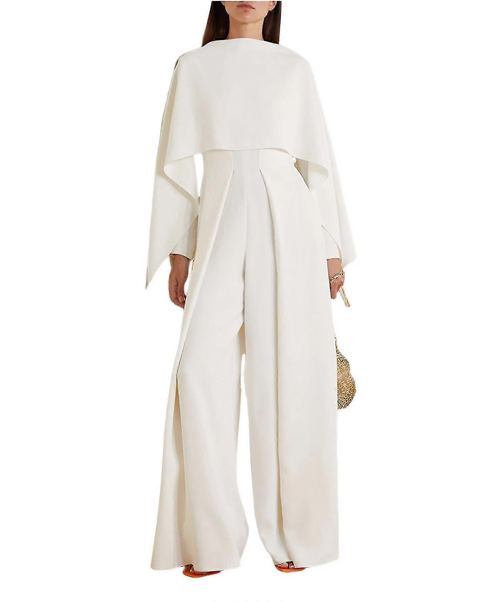 Women's Long Sleeves Wrap Solid Color Zipper Jumpsuits One-piece Urban Elegant Jumpsuit