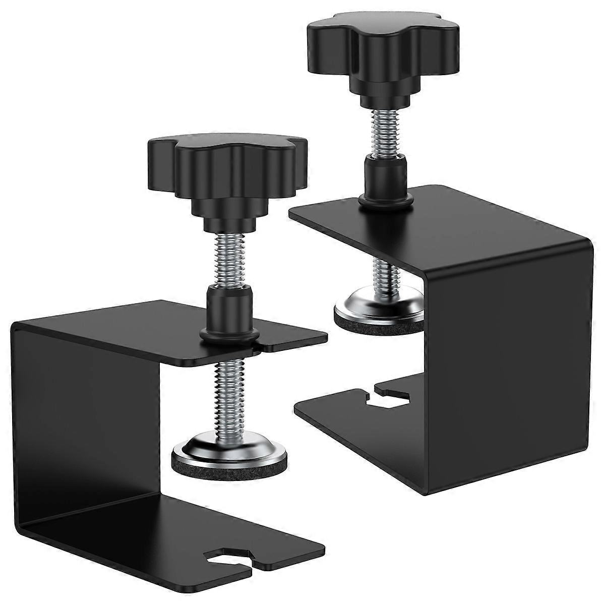 2Pcs Drawer Front Installation Clamps Steel Fixing Clips Fast Jig Cabinet Tool Woodworking Furniture Right Angle Fixing Clamps