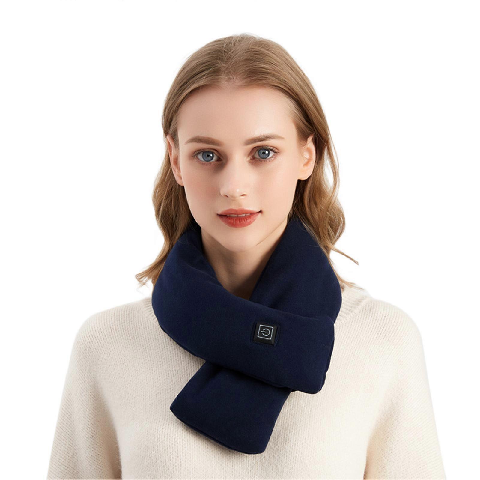 Heating Scarf for Neck Pain Relief USB Rechargeable 3 Speed Adjustment Quick Heating