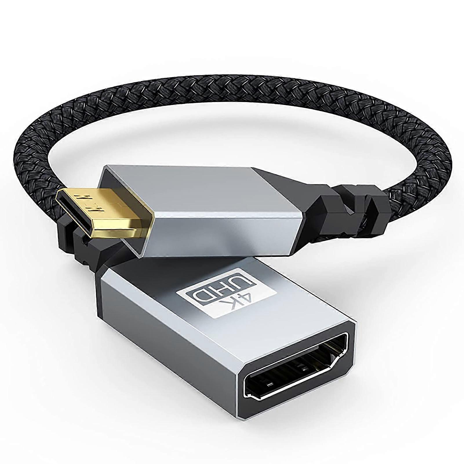 HDMI-compatible Converter Cable 4K60Hz High Resolution Transfer Cable for TV Computer Camera Projector