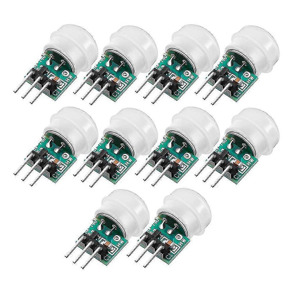 10pcs Mini Ir Pyroelectric Infd Pir Mot Sensor Automatic Detector Module Am312 Sensor