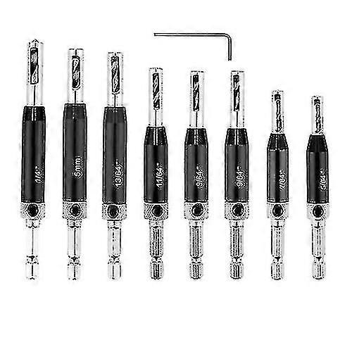 Self Centering Lock Hinge Drill Bit Set For Stainless Steel Drilling