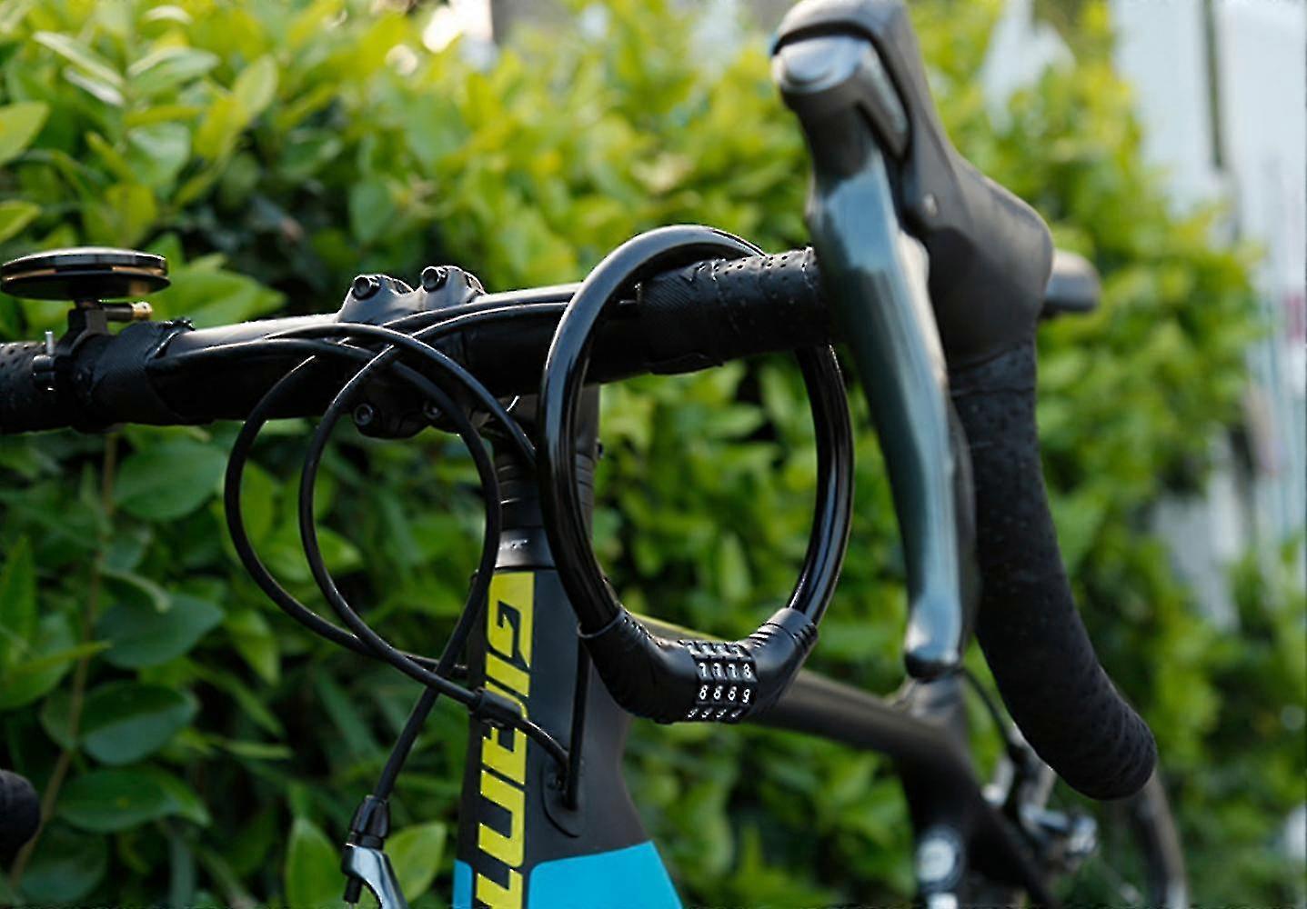 2pcs Bicycle Lock, Bicycle Lock With 4-digit Code And Metal Bicycle Lock