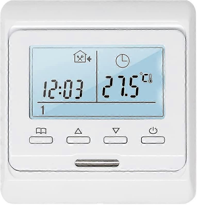 3a Programmable Room Thermostat For Electric Underfloor Heating (without Sensor)