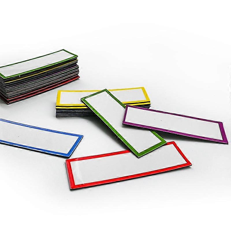 20 Pcs Magnetic Dry Erase Labels Name Plate Tags For Whiteboards Refrigerator
