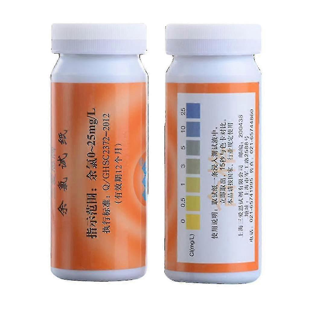 Swimming Pool Residual Chlorine Test Paper Strip