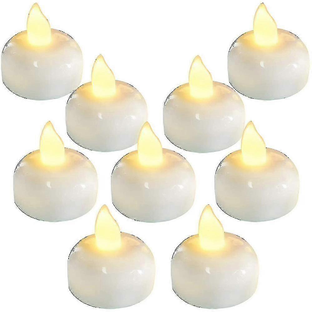 24 Pack Waterproof Flameless Floating Tealights