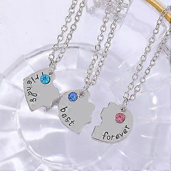 Collane Amici BESTOYARD 3 Amicizie con pendenti lettere best friends