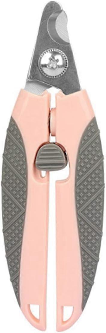 Dog Nail Clippers Dog Nail Clippers and Trimmer Dog Nail Clippers with Safety Lock Professional Grooming Tool Painless 49*159mm Pink