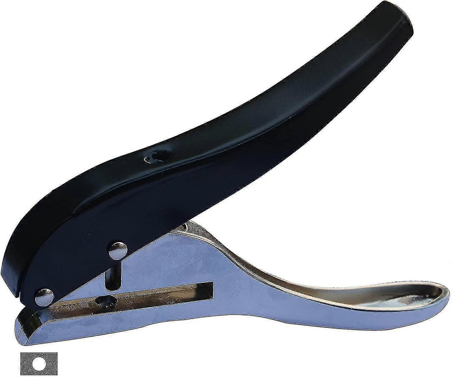 Hand-held Round Single Circle Hole Punch For Id Cards Pvc Cards