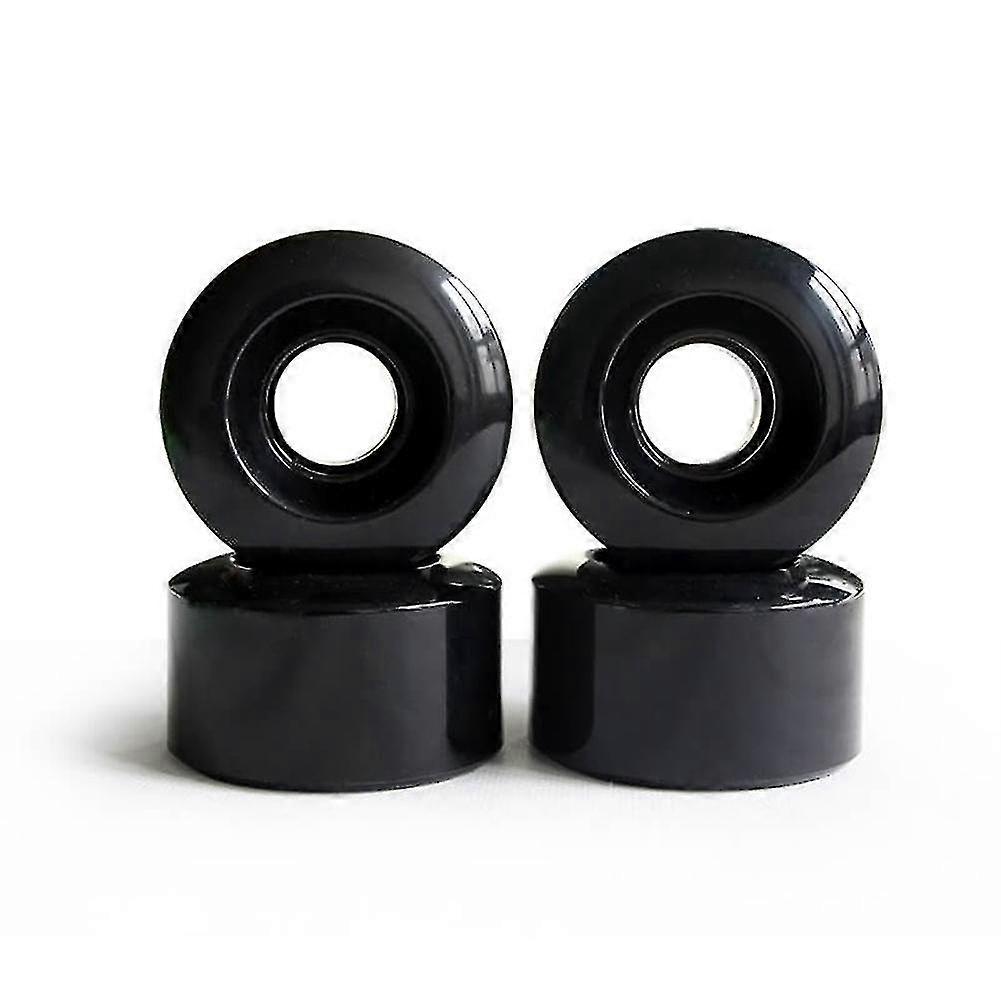 4stk Skateboard hjul Field Skating 70% Springback 55x32mm (sort)