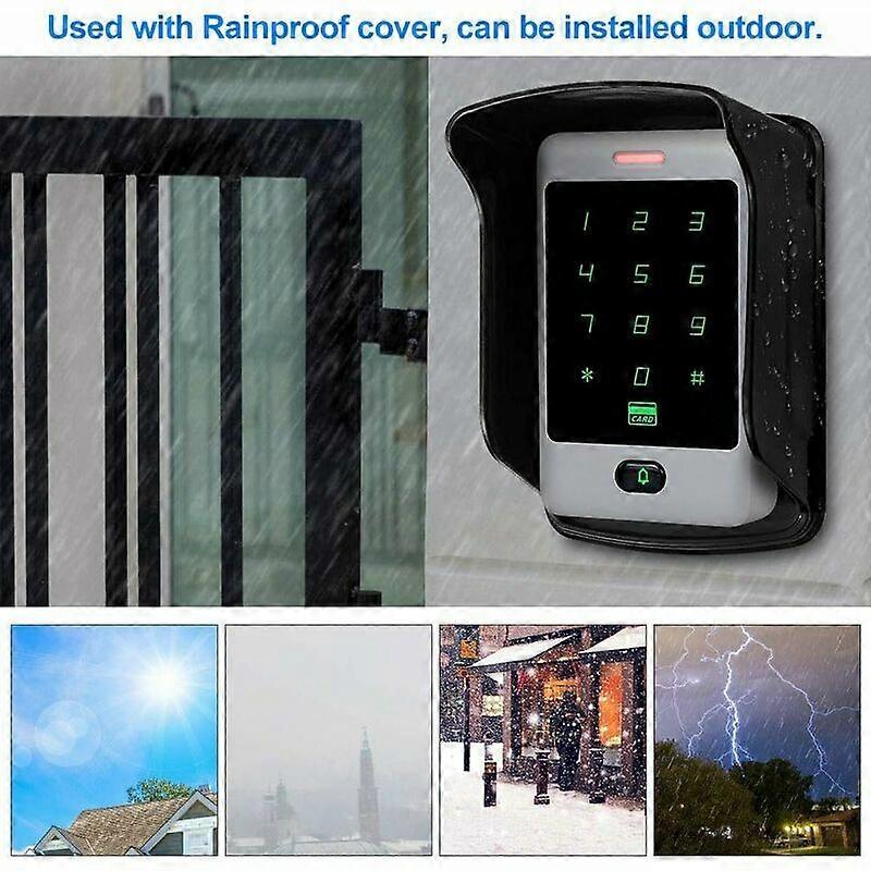 Access Control Keypad Waterproof Cover Fingerprint Controller Rain ...