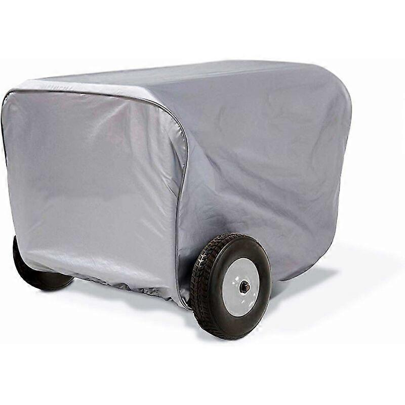 Protective Cover for Inverter Generator and Outdoor Portable Generator Silver 63.5X60X51.5cm