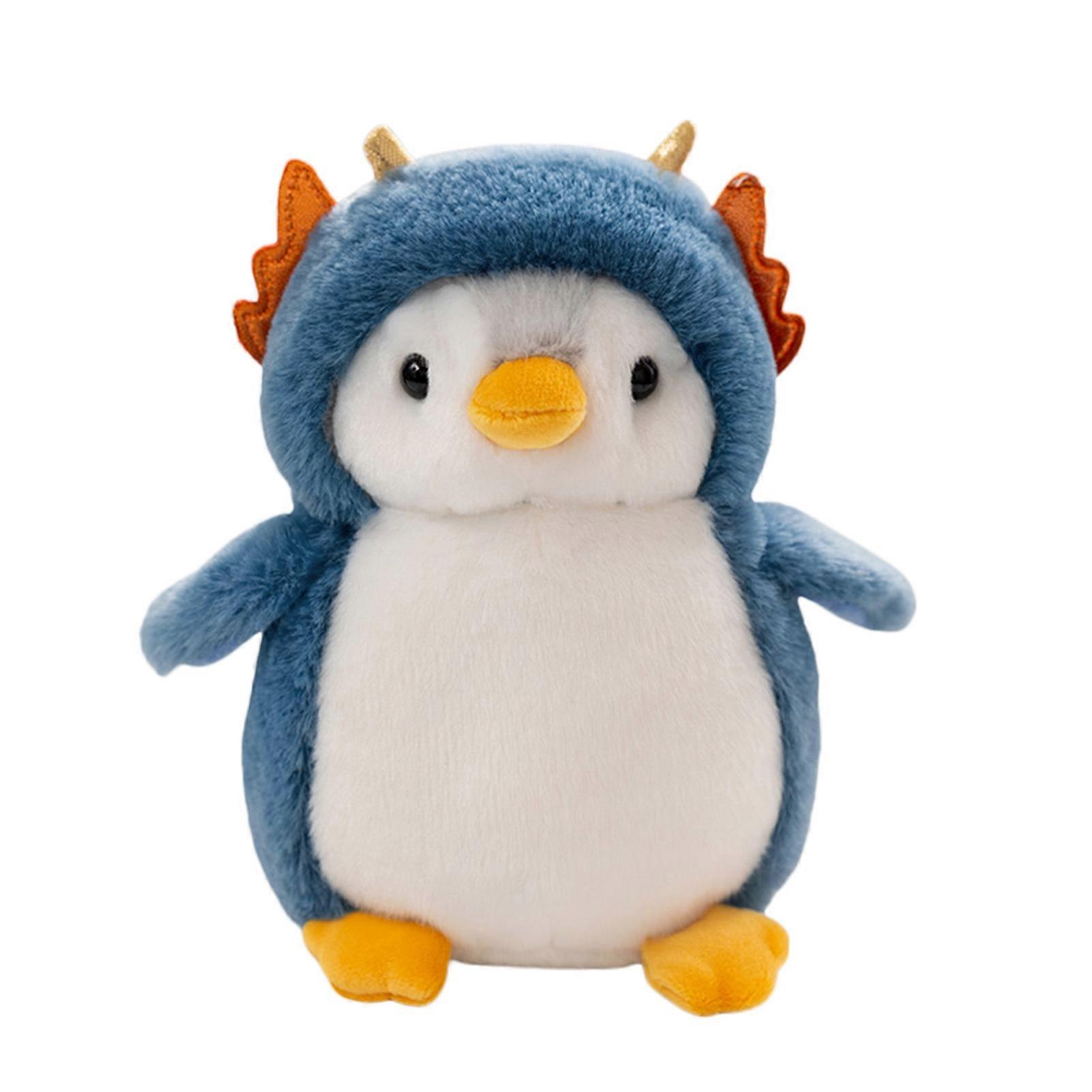 20cm Penguin Plush Toy Lovely Cross-dressing Penguin Dinosaur Rabbit Toy Room Decor Stuffed Animal Plush Doll Toy Kids Girls Gift KAESI