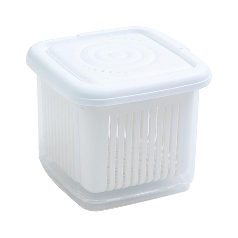 Storage Holder Multi-use Double Layer PP Kitchen Drainage Design Food Holder for Home