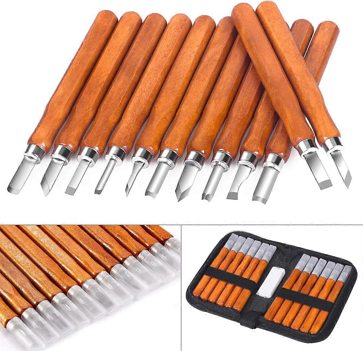 12Pcs Wood Carving Tools Kit