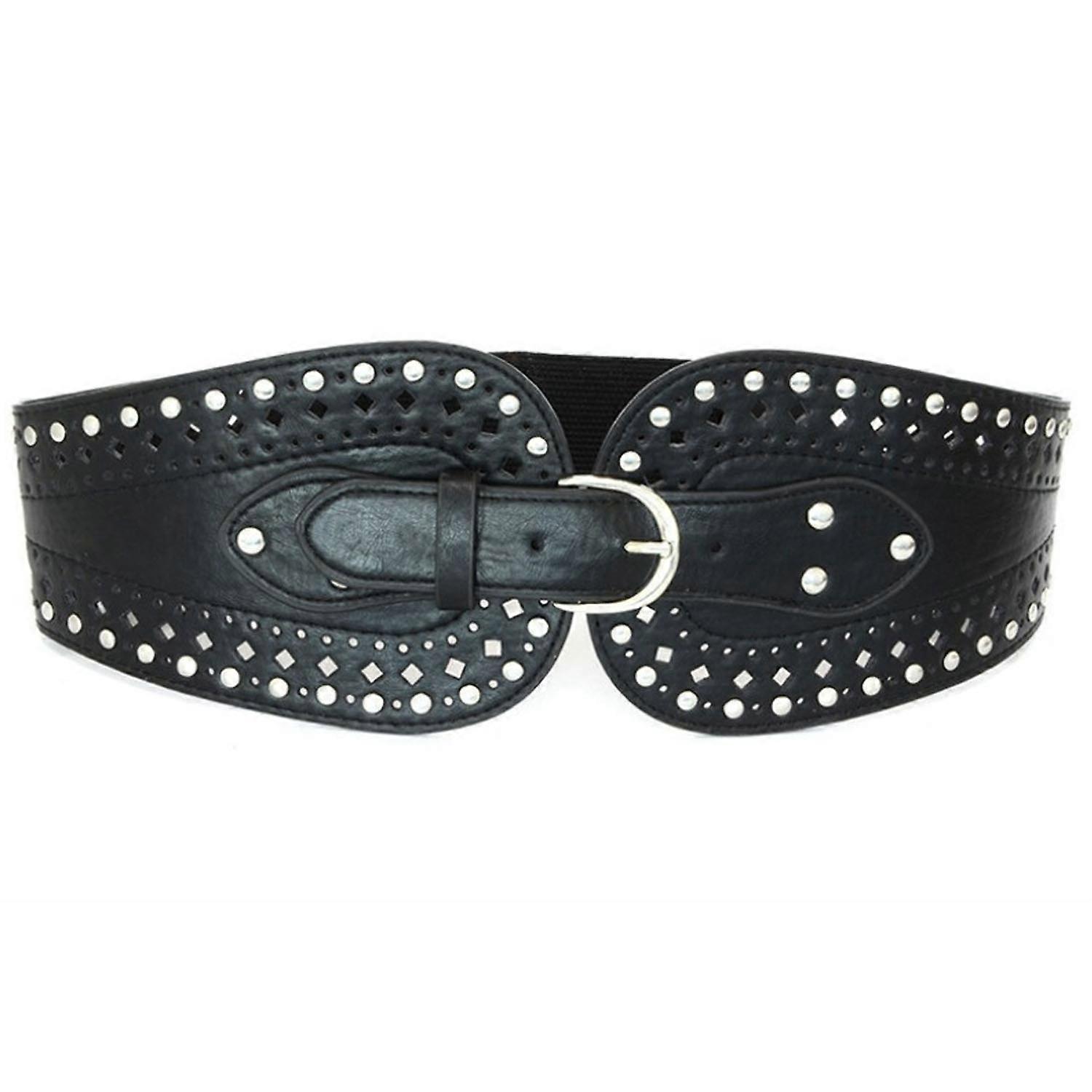 1 piece black waist chain belt