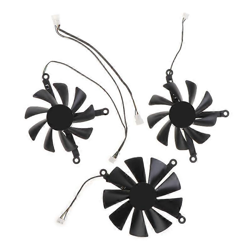 3pcs/lot DC10H12D9-C für RX5700XT 5700 THICC XFX RX 5600 XT Grafikkarten-Lüfter