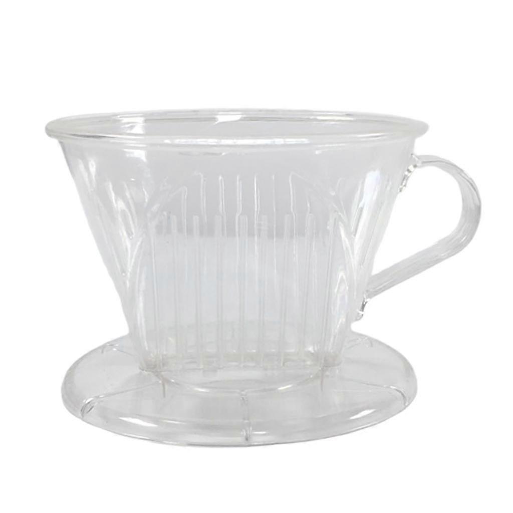Coffee Filter Clever Coffee Dripper Cone Reusable Brewer Portable  Clear