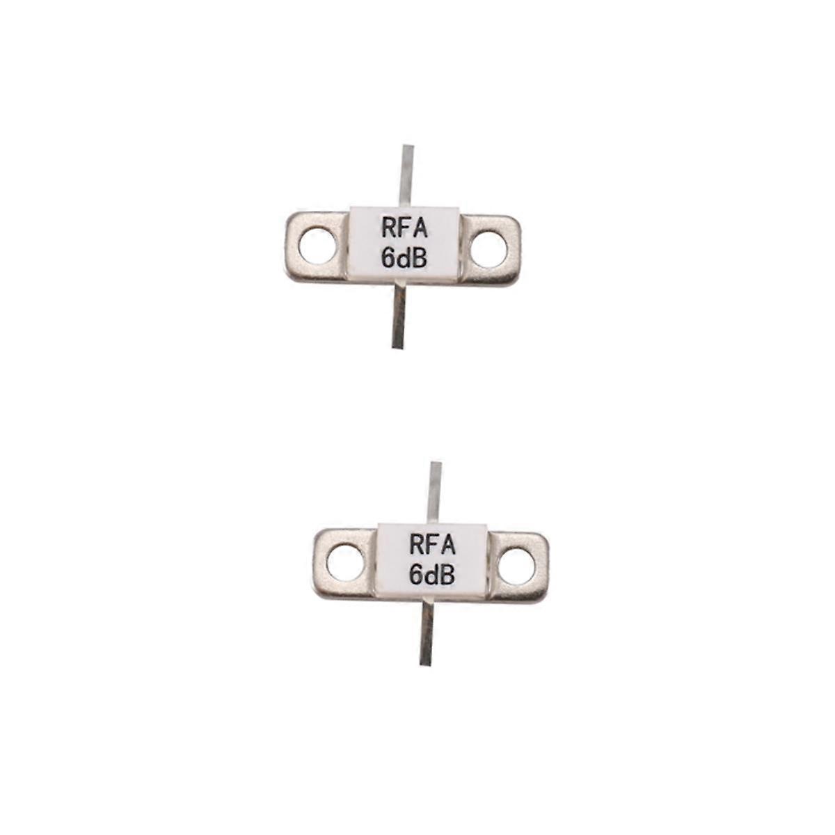 2Pcs 6Db Attenuators Flanged 100 Watt 6 Db 100W-6Db Rfp 100W-6Db 100Watt Dc-3.0 Ghz Rfp 100W-6Db Rf