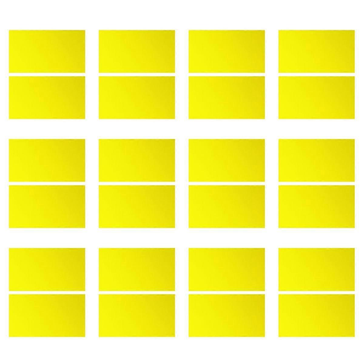 Laser Engraving Yellow ABS Double Color Plastic Sheet, 11.8x6.49x0.05 Inch Materials Double Color P