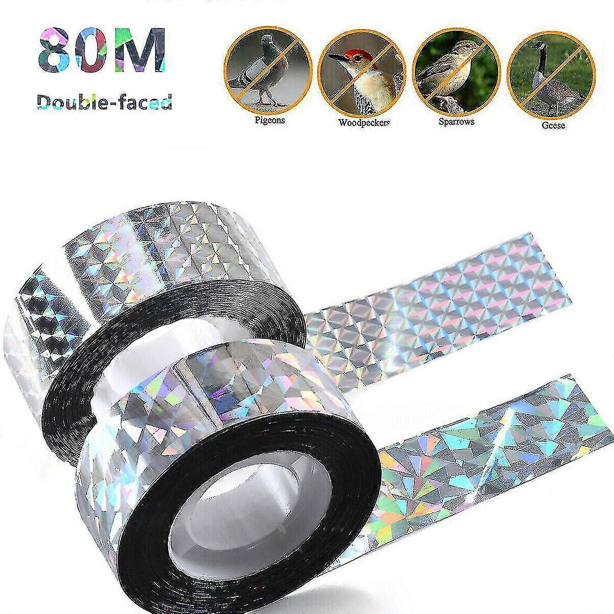 Bird Deterrent Tape Scarer Tape Garden Lawn Yard Pigeon Repeller Scare