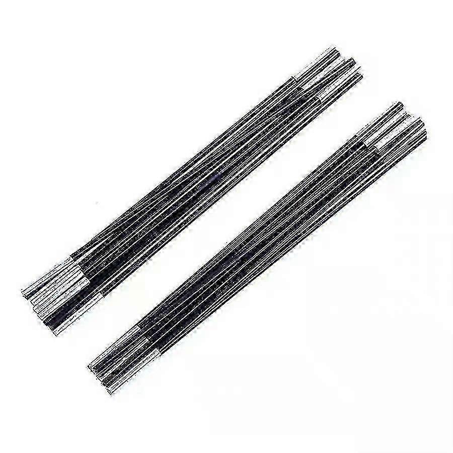 Universal Trampoline Fibre Glass Rods To Replace Top Pole / Metal Ring - W/ Caps
