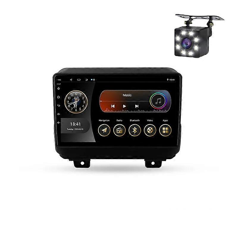 Car Radio Android 14 For Jeep Wrangler 4 JL 2018-2019 Multimedia Player Stereo