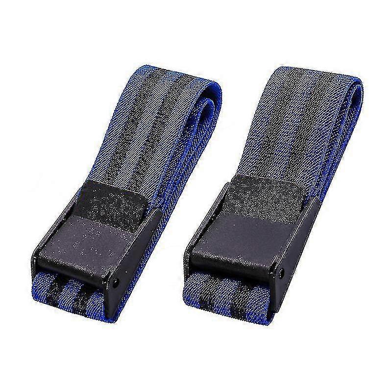 تدريب العصابات تقييد تدفق الدم ممارسة الذراعين الساق القرفصاء واجب مشبك بناء العضلات 1sets-blue)