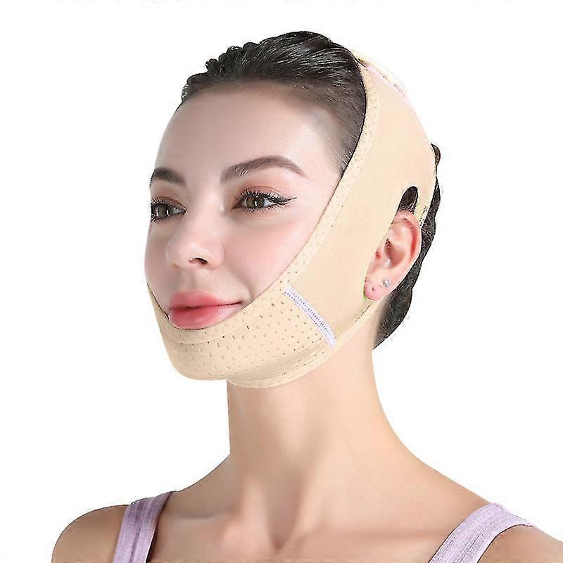 Maschera riutilizzabile V Line Cinghia dimagrante facciale Doppio riduttore mento Chin UpMaschera V Line riutilizzabile Cinghia dimagrante facciale Doppio riduttore mento Chin Up
