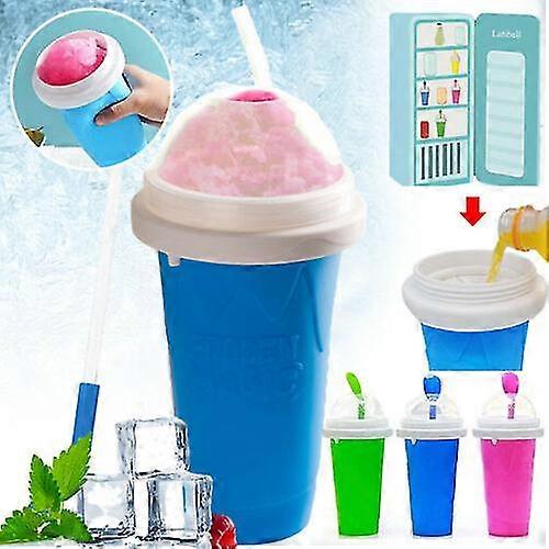 Slushie صانع كوب سريع تجميد ماجيك ضغط كوب ميلك شيك كوب صانع الآيس كريم