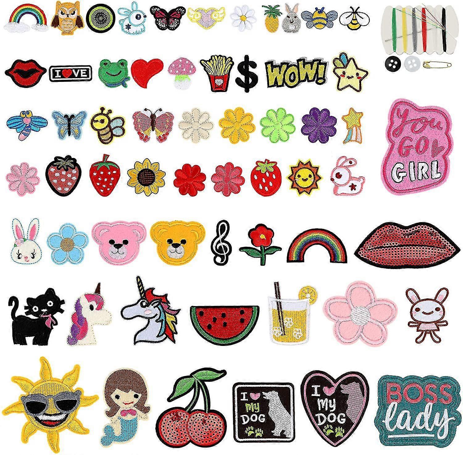 Assorted Styles Cool Embroidered Patches for Jackets, Packs, and Jeans