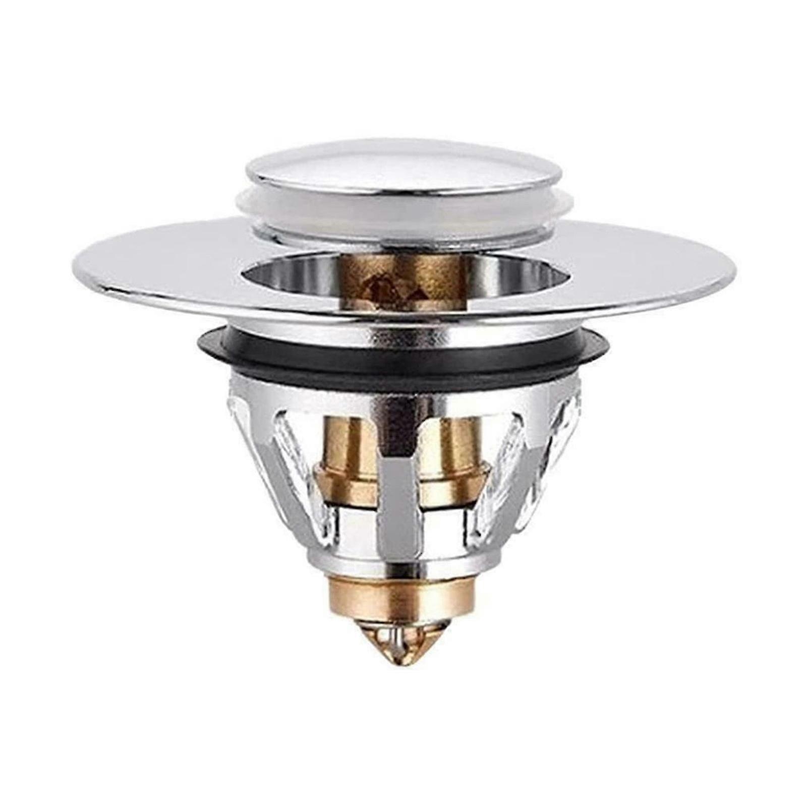Universal Wash Basin Core Bounce -drain Filter Bathroom Sink Plug New