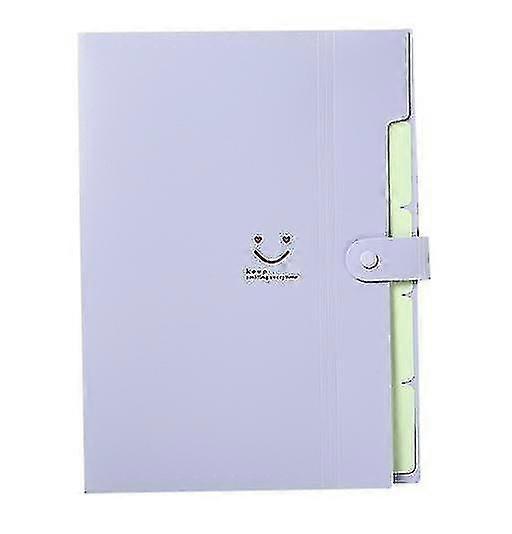 YYH-Expanding File Folder,accordion Document File OrganizerPurple