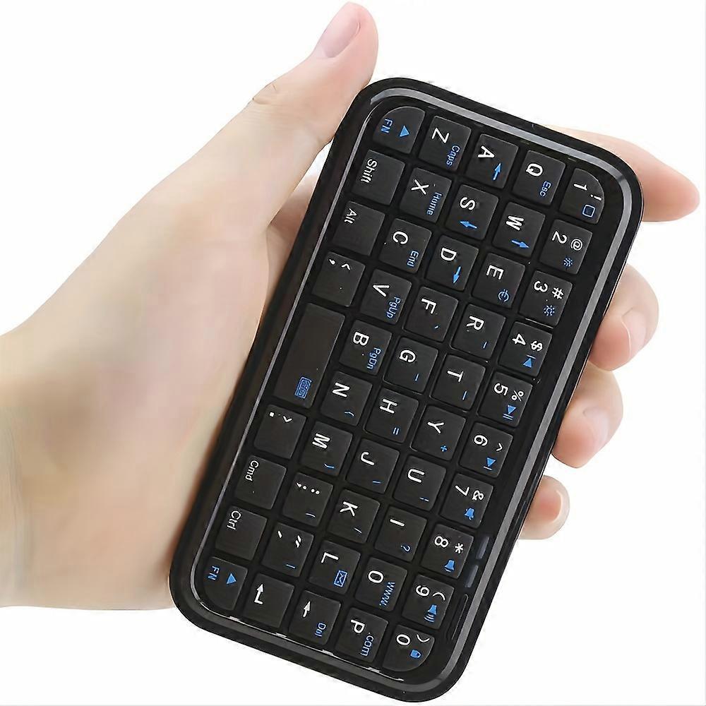 Rechargeable Wireless Keyboard for Tablets and Phones - Quiet and Portable with Long-Lasting Battery Life