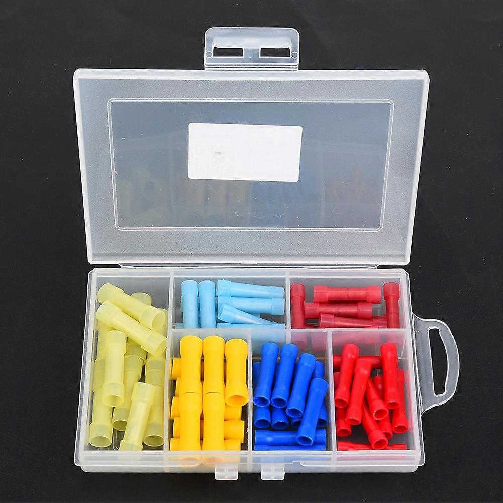 60PCS PVC Crimp Terminal Set with Brass Connector Storage Box