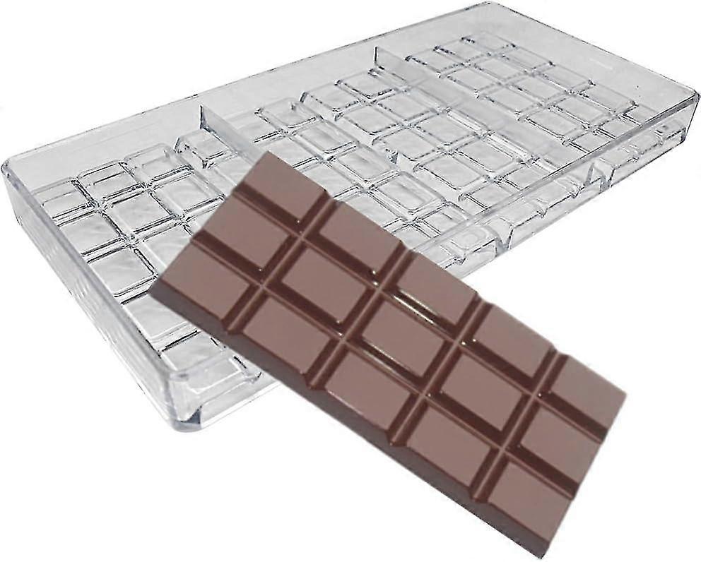 Harde polycarbonaat chocoladevorm voor fabrikant van chocoladerepen Chocoladevorm in polycarbonaat
