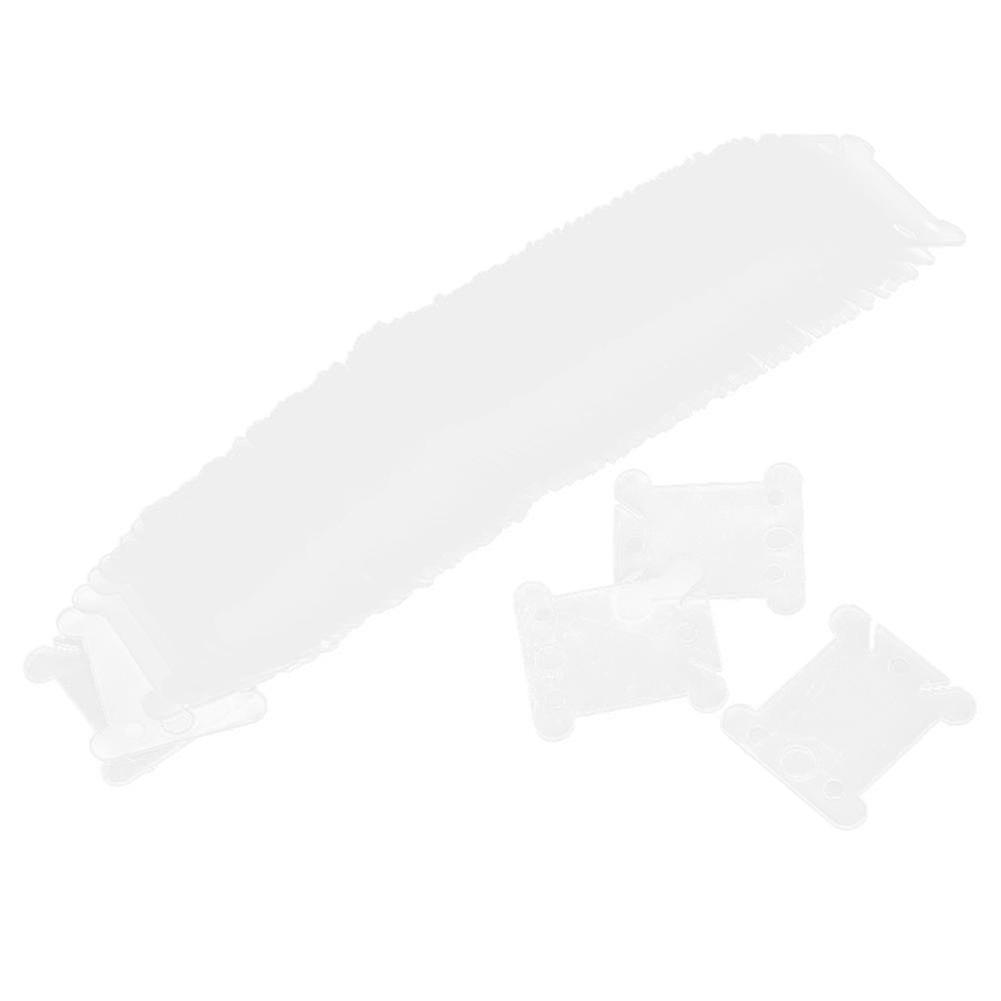 Plastic Cross Stitch Thread Winder Plate - DIY Sewing Accessories (100Pcs)