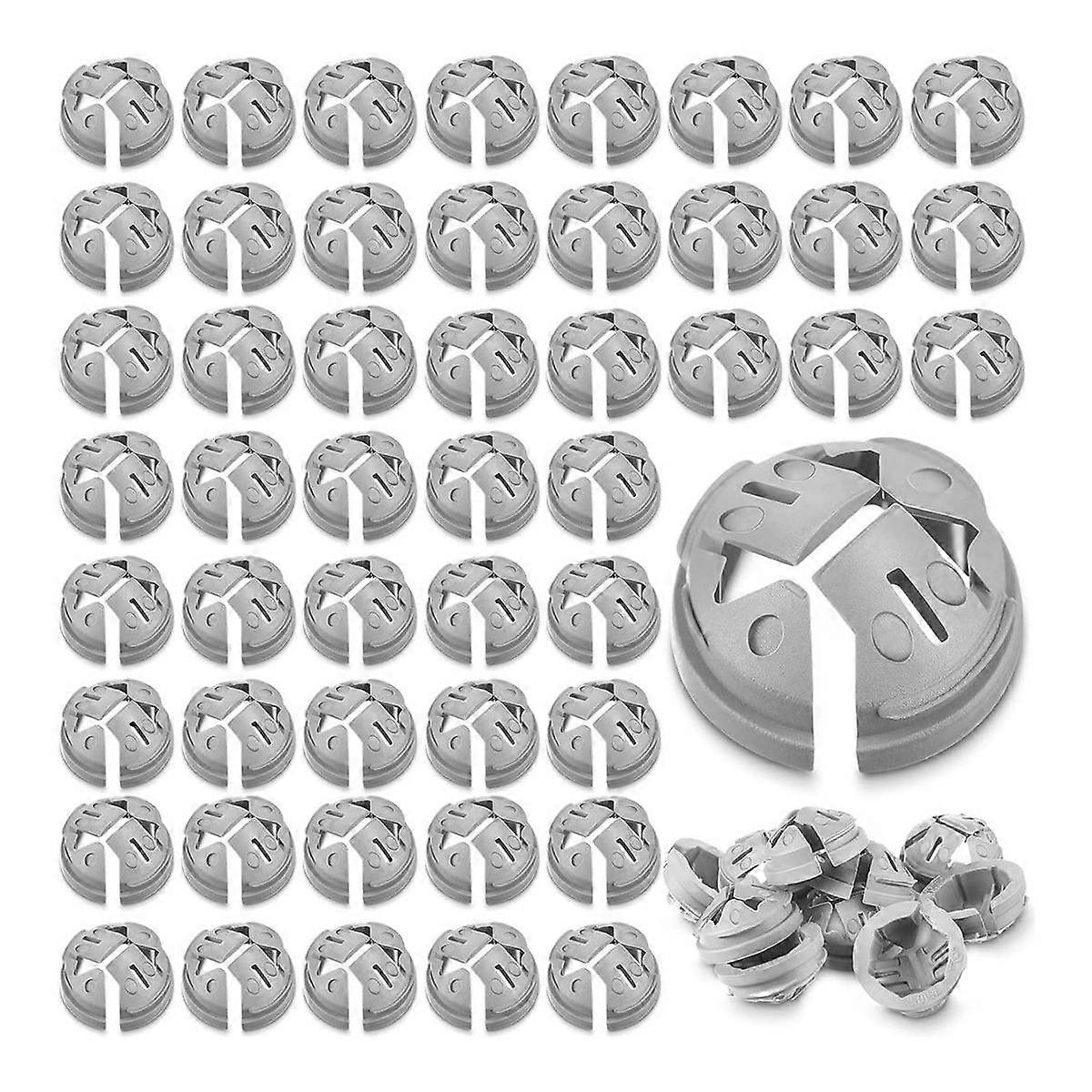 1/2 In. Non Metallic Button Push-in Bulk Connector Gray NM Cable Connector Electrical Conduit Fitti
