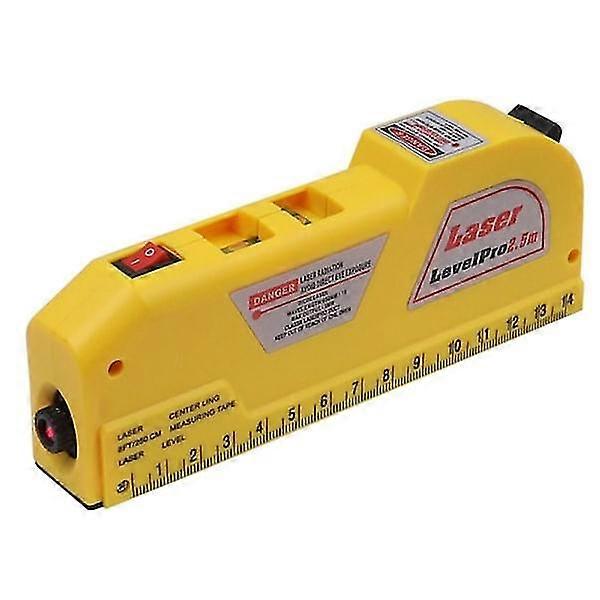 Laser level with measuring tape Level