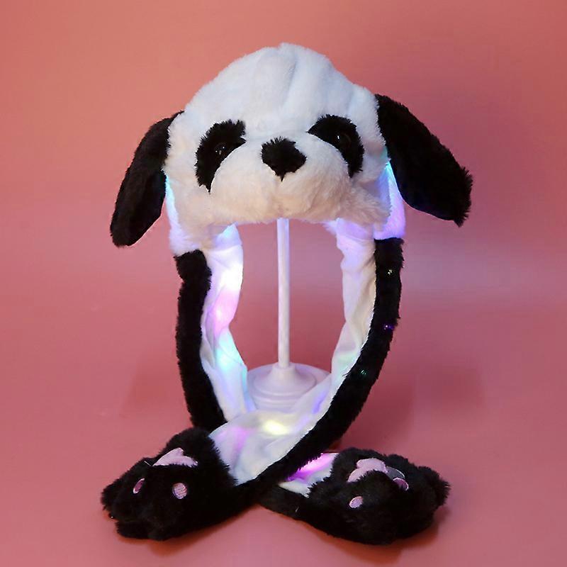 Plush hat with ears, with light, 60cm long