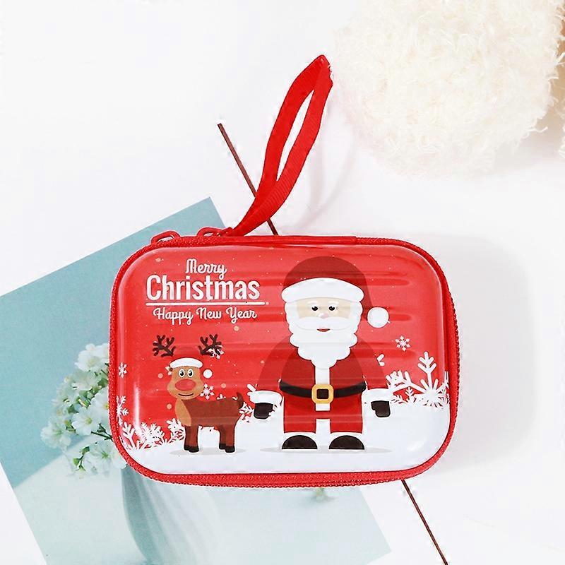 Christmas Cartoon Coin Purse Creative Square Storage Box Key Case Type 5