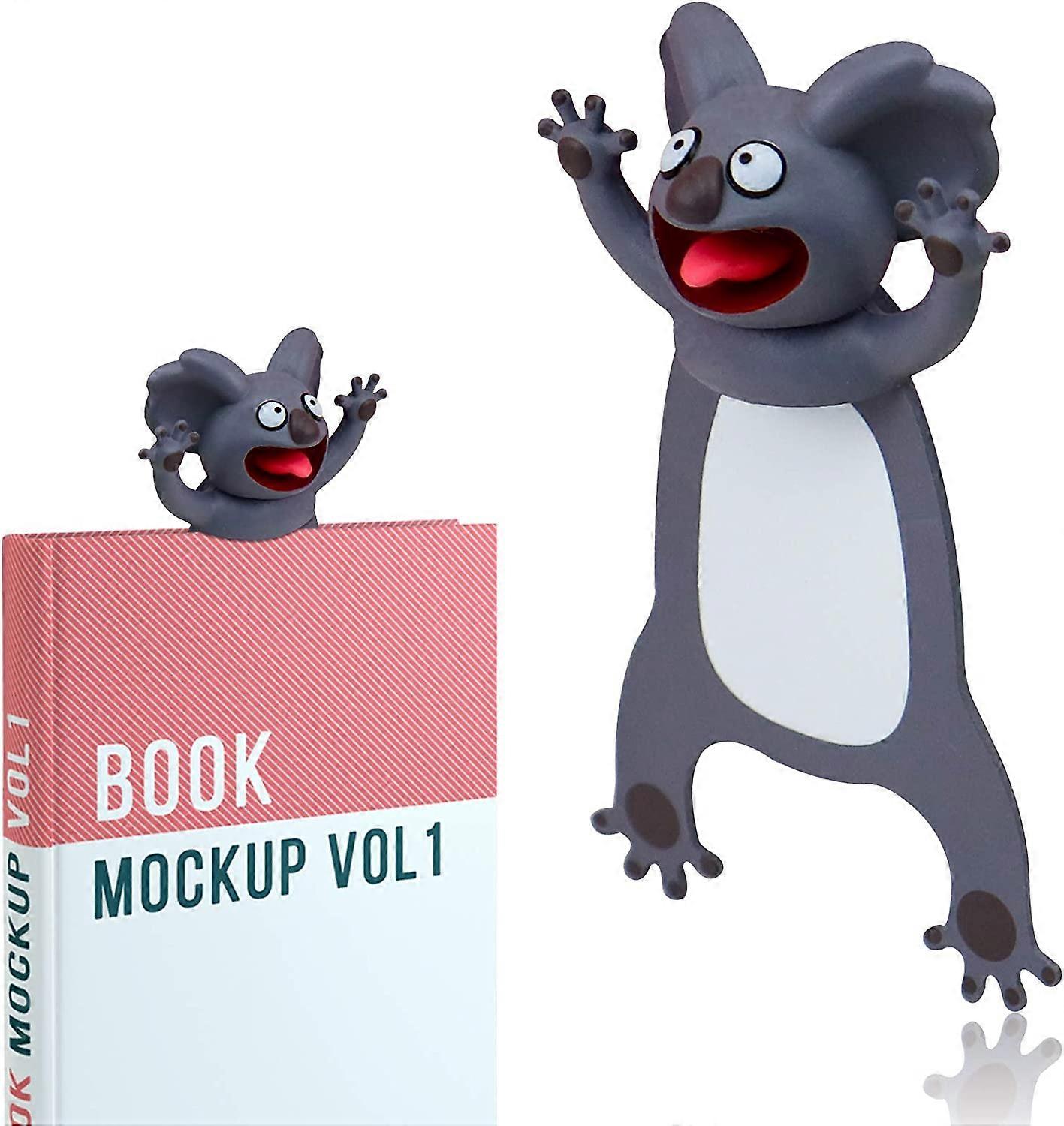 3D Bookmarks - Animal Bookmarks Book Friend Bookmark (Koala)