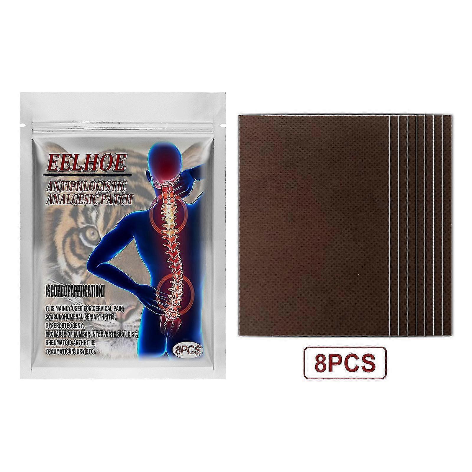 8stk Joint Patches Smertelindrende Patches For Back Knee Neck Shoulder Spine Lumber Leg