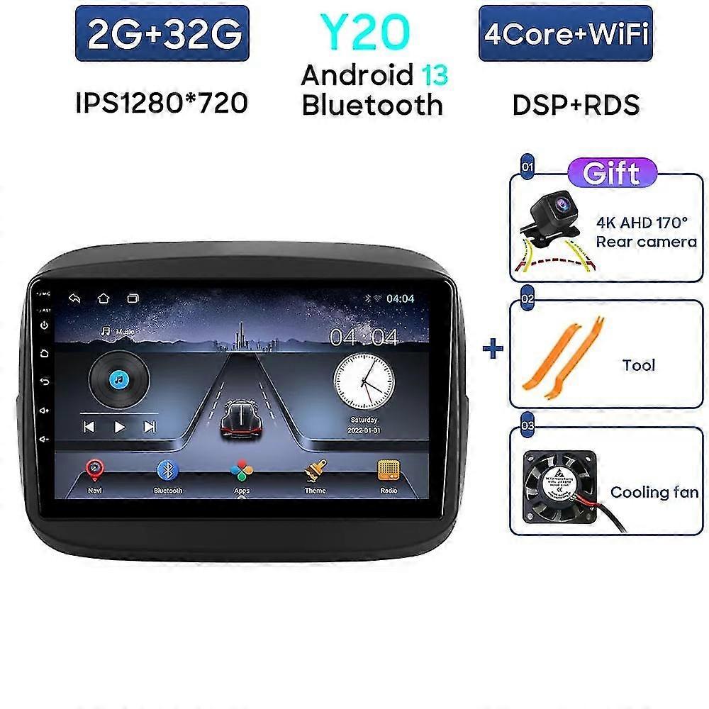 Car Radio Android 13 For Fiat Mobi 2016 - 2022 Navigation GPS Stereo Auto Screen Multimedia Player Bluetooth No 2din DVD 5G Wifi