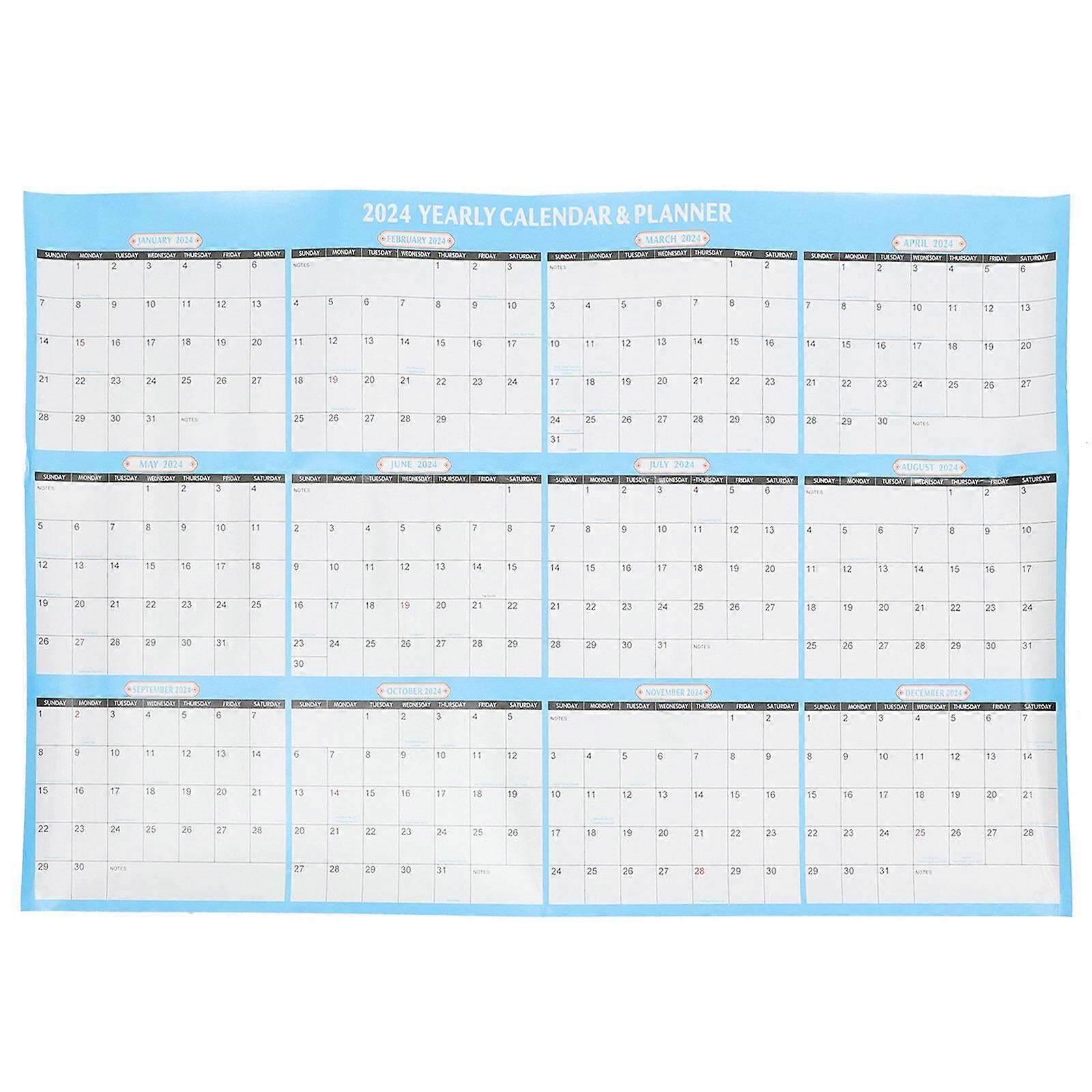 Wall Calendar for Organizing Countdown Calendar Hanging Calendar Monthly Calendar