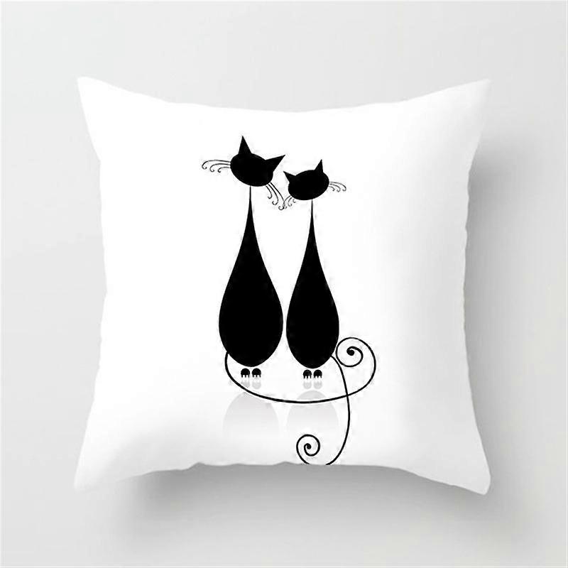 Print Pillowcase Sofa Cushion Cover Design Style -802