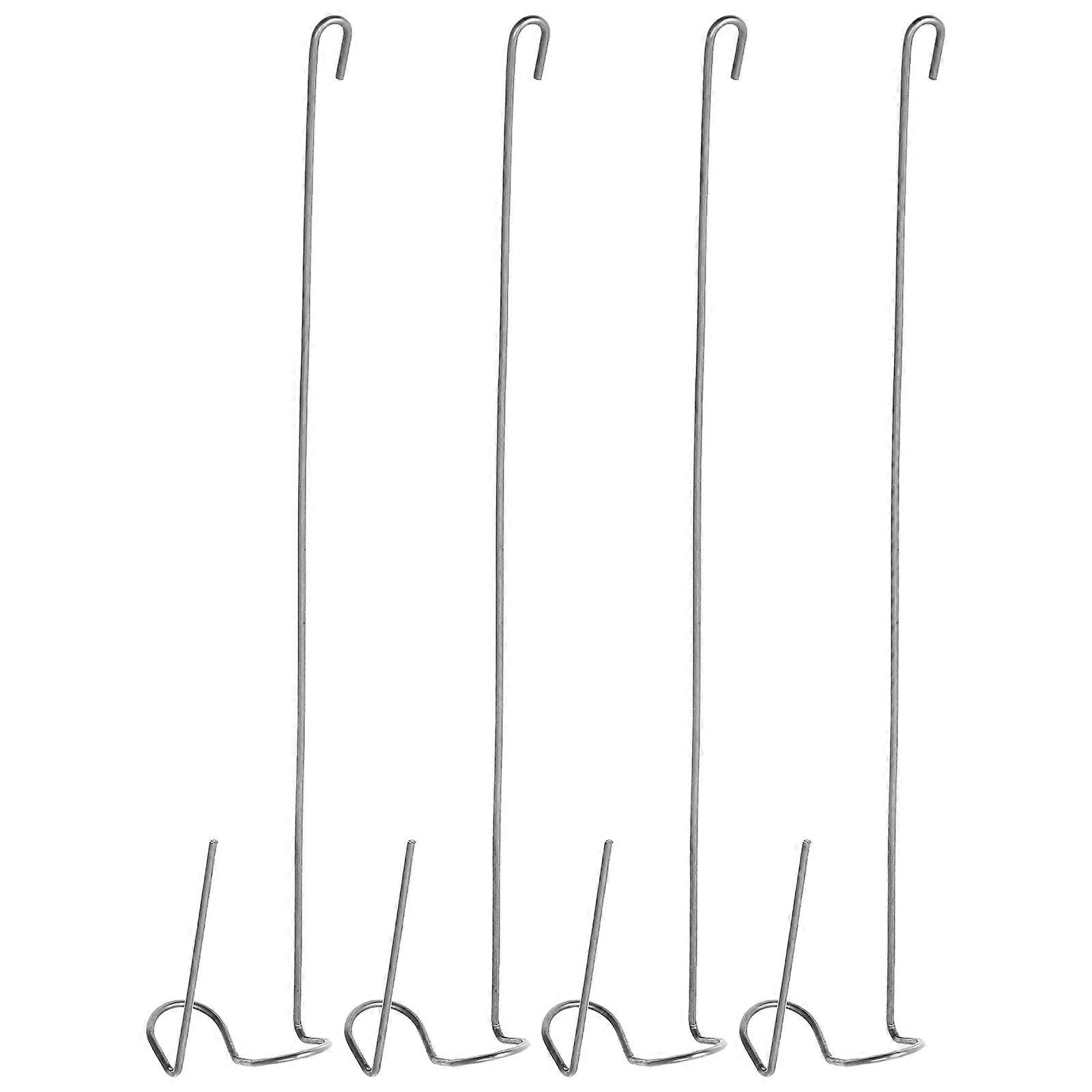 4 pezzi di vasi da fiori sospesi per interni, in metallo, per piante aeree, in ferro, geometrici, in metallo, Tillandsia