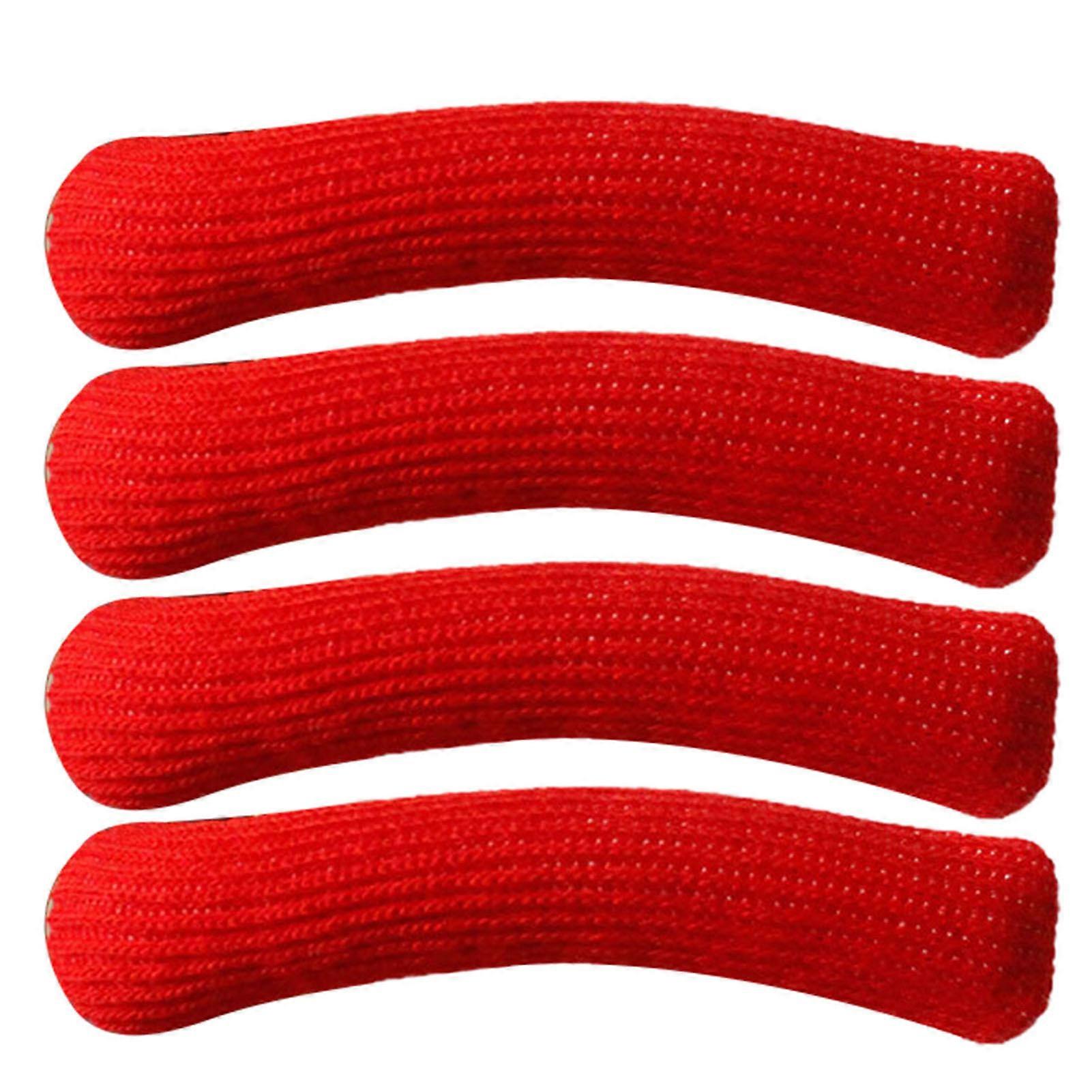 4Pcs Double Layer Door Handle Cover Fine Workmanship Eco-friendly Keep Warm Door Handle Protector for Home
