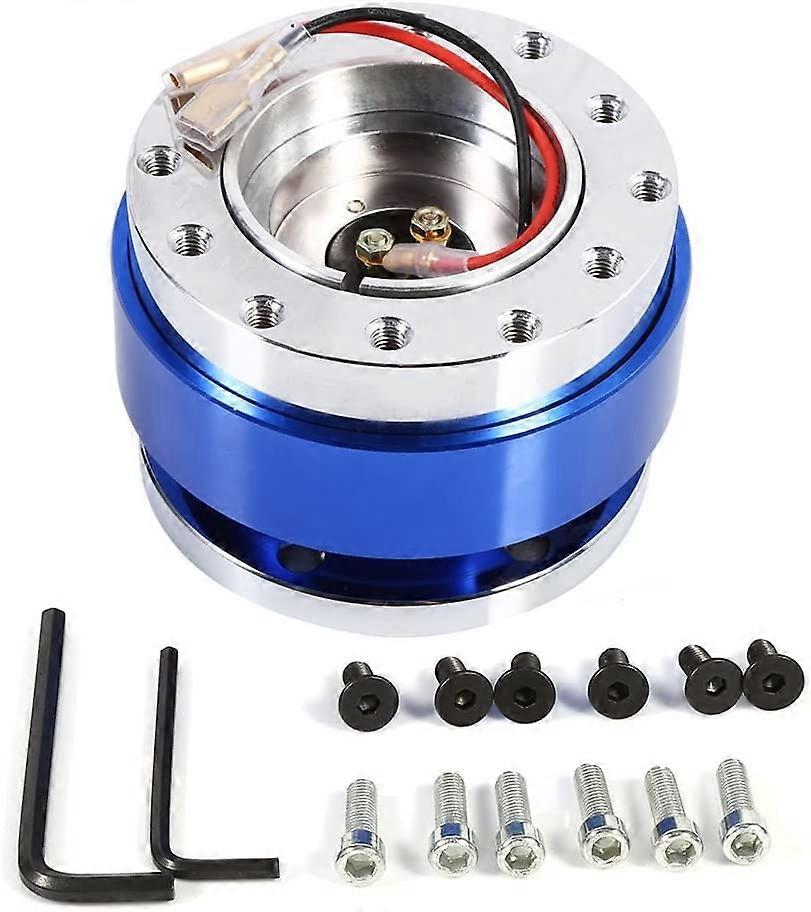 Bil 6-håls snabbkoppling rattnav (svart) 1 stycken (D-583-A)